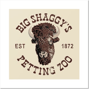 Big Shaggy Bison Petting Zoo Posters and Art